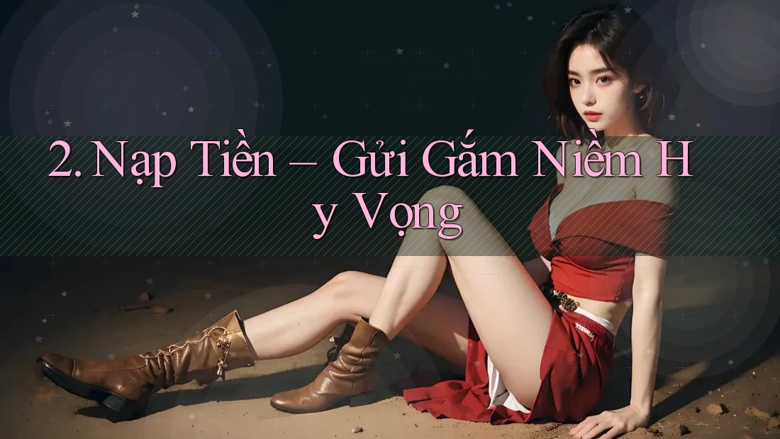 2. Nạp Tiền – Gửi Gắm Niềm Hy Vọng 2. Nạp Tiền – Gửi Gắm Niềm Hy Vọng