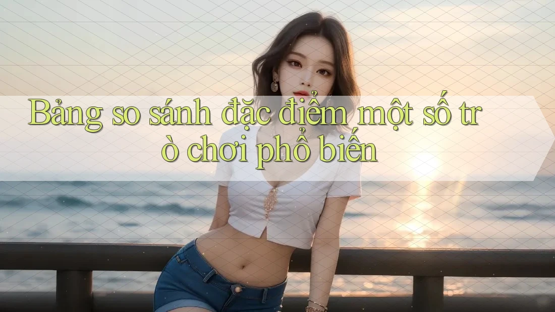 Bảng so sánh đặc điểm một số trò chơi phổ biến Bảng so sánh đặc điểm một số trò chơi phổ biến