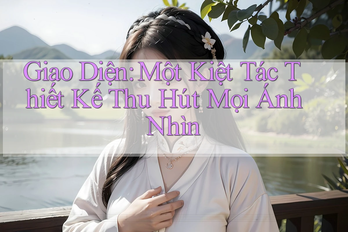Giao Diện: Một Kiệt Tác Thiết Kế Thu Hút Mọi Ánh Nhìn