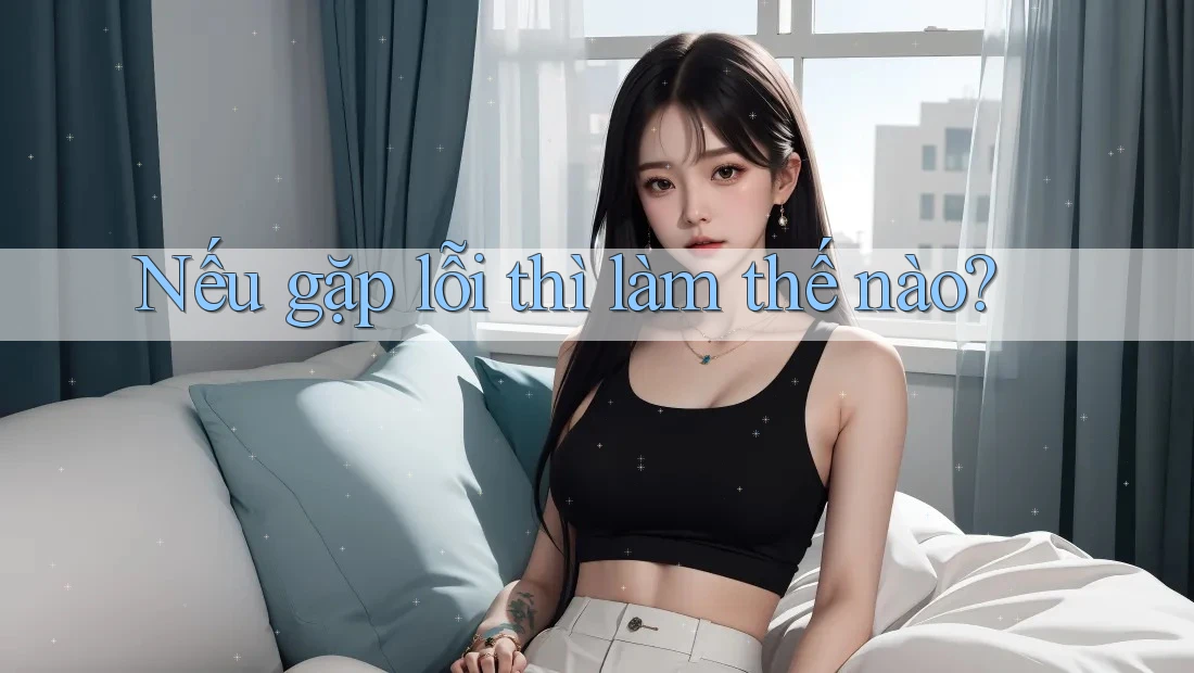 Nếu gặp lỗi thì làm thế nào?