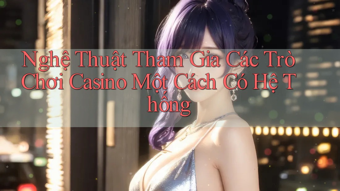 Nghệ Thuật Tham Gia Các Trò Chơi Casino Một Cách Có Hệ Thống