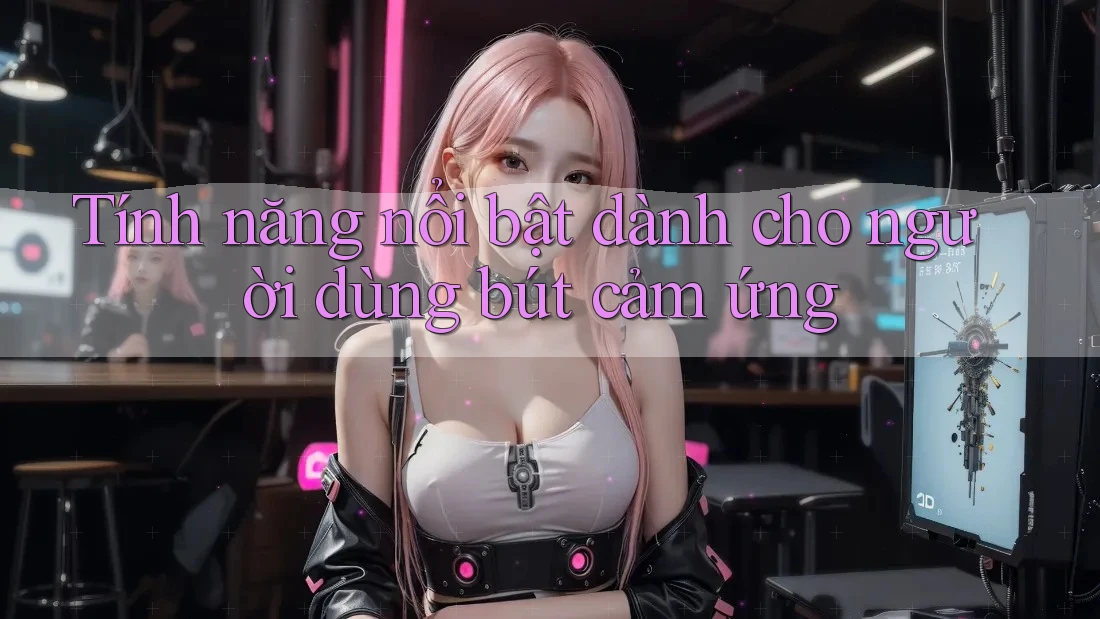 Tính năng nổi bật dành cho người dùng bút cảm ứng Tính năng nổi bật dành cho người dùng bút cảm ứng