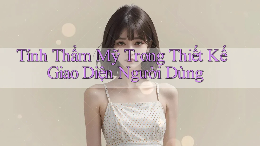Tính Thẩm Mỹ Trong Thiết Kế Giao Diện Người Dùng Tính Thẩm Mỹ Trong Thiết Kế Giao Diện Người Dùng