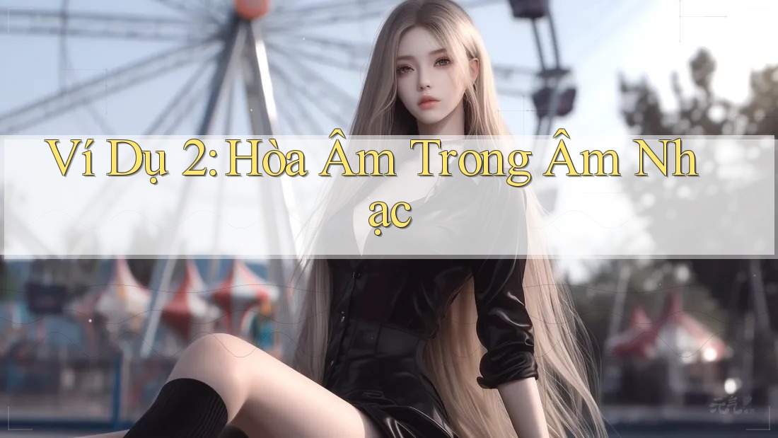 Ví Dụ 2: Hòa Âm Trong Âm Nhạc Ví Dụ 2: Hòa Âm Trong Âm Nhạc